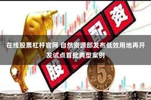 在线股票杠杆官网 自然资源部发布低效用地再开发试点首批典型案例